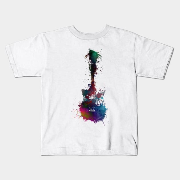 Electric guitar #guitar #music Kids T-Shirt by JBJart